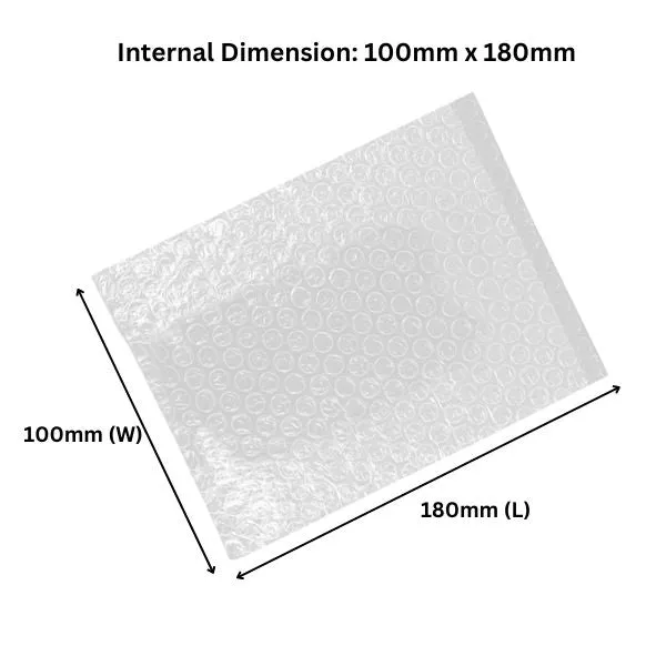 100 x 180mm Bubble Seamless Bottom Pouch Clear Aircap Bubble Wrap Bags- Buy Best Bags Bubble Wrap, Bubble Wrap Bag Packaging, Bubble Wrap Bags Near Me