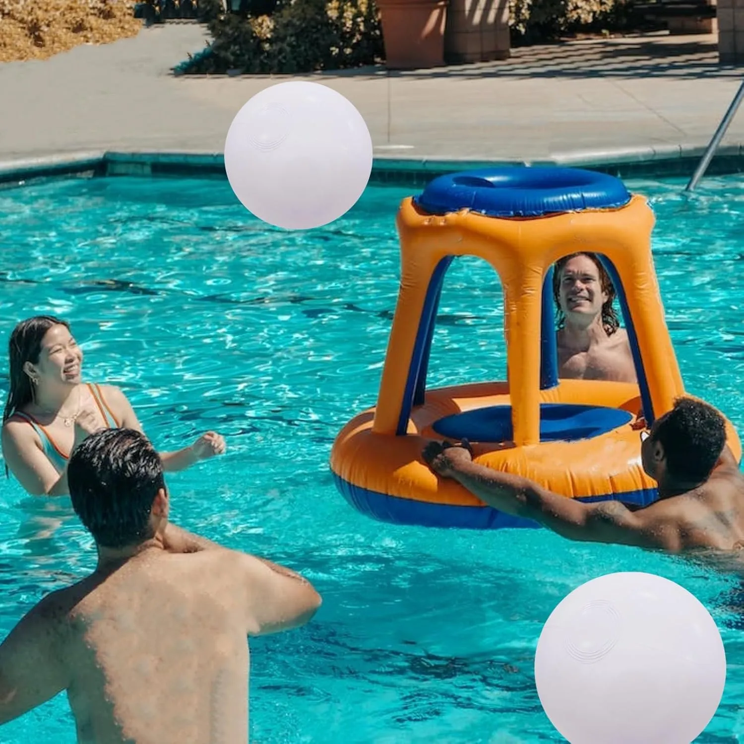 12" Beach Balls Bulk 12 Pack Inflatable Pool Ball for Kids Summer Water Games Party Supplies