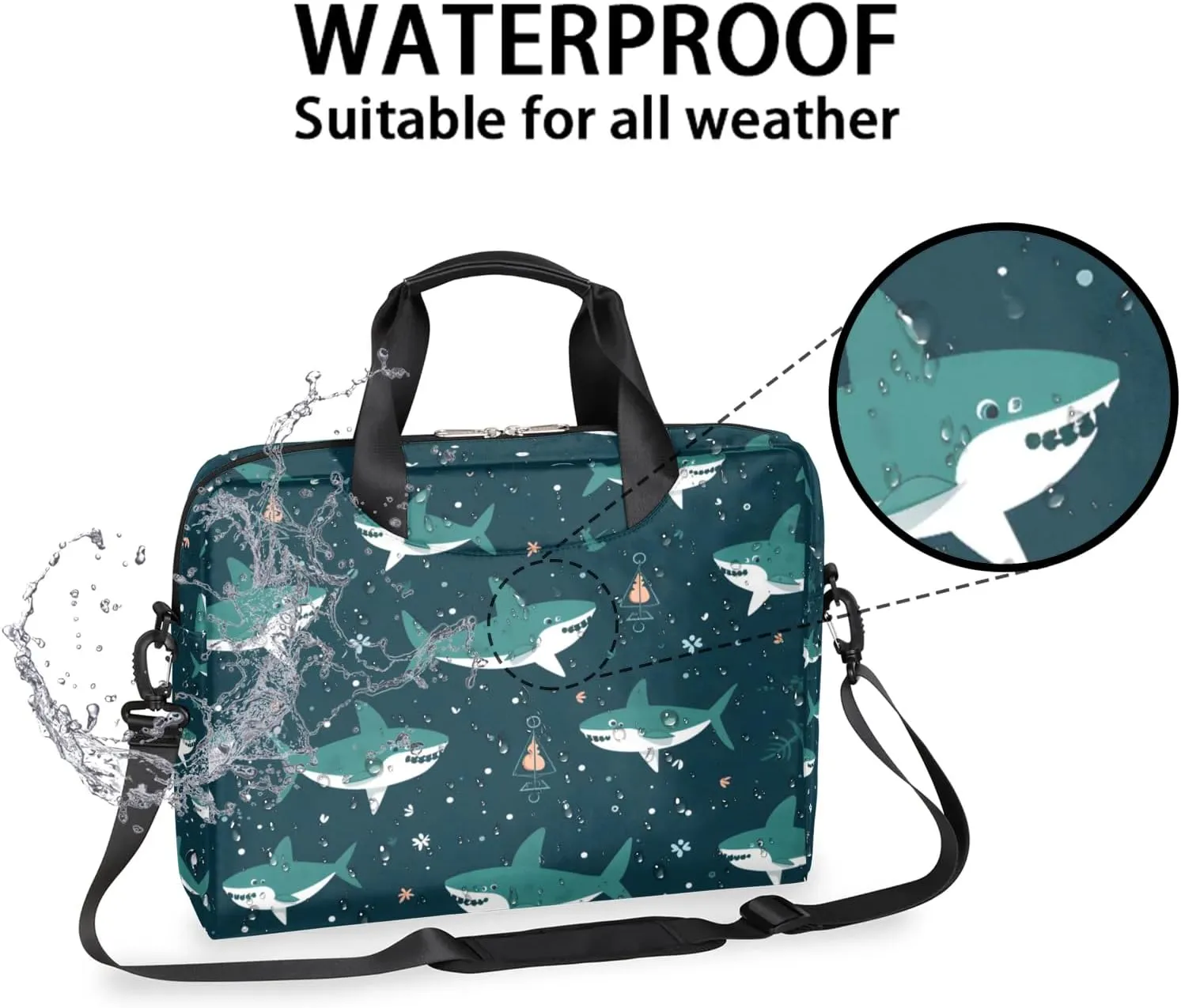 15.7 Inch Laptop Bag Computer Bag for Women Men Laptop Carrying Case with Adjustable Shoulder Strap