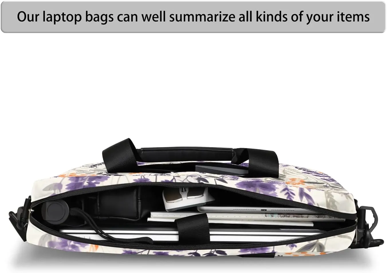 15.7 Inch Laptop Bag Computer Bag for Women Men Laptop Carrying Case with Adjustable Shoulder Strap