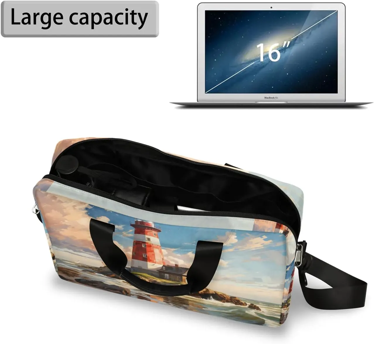 15.7 Inch Laptop Bag Computer Bag for Women Men Laptop Carrying Case with Adjustable Shoulder Strap