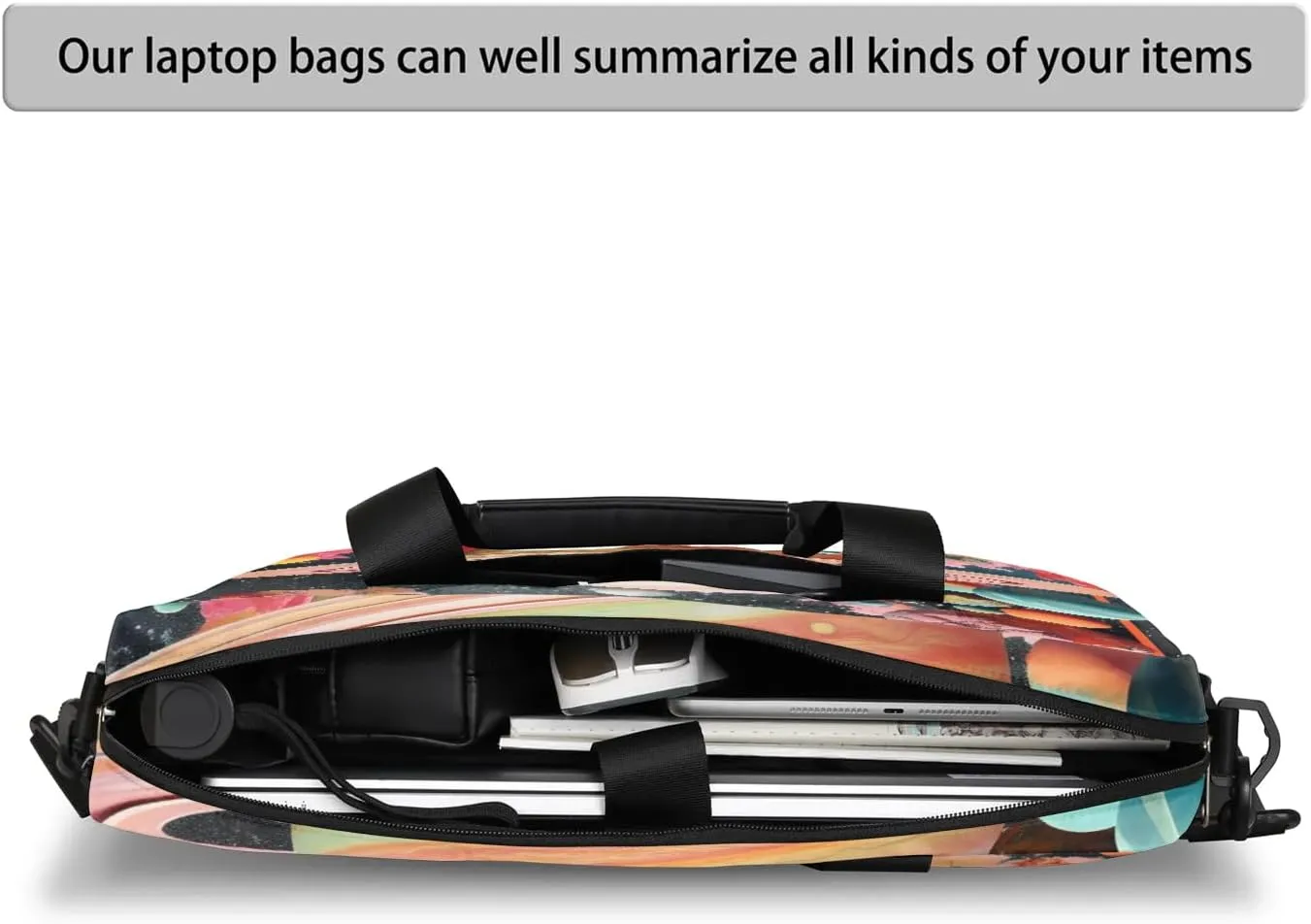 15.7 Inch Laptop Bag Computer Bag for Women Men Laptop Carrying Case with Adjustable Shoulder Strap