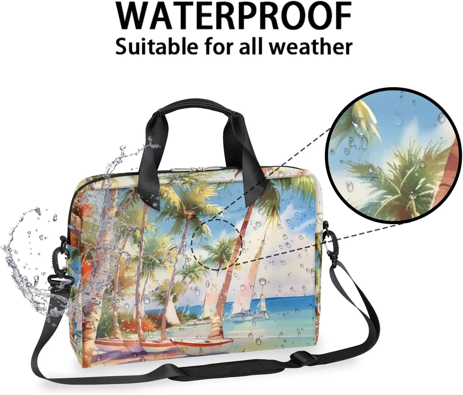 15.7 Inch Laptop Bag Computer Bag for Women Men Laptop Carrying Case with Adjustable Shoulder Strap
