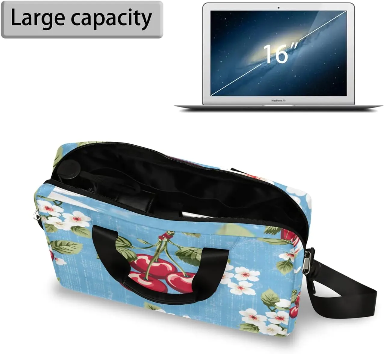 15.7 Inch Laptop Bag Computer Bag for Women Men Laptop Carrying Case with Adjustable Shoulder Strap