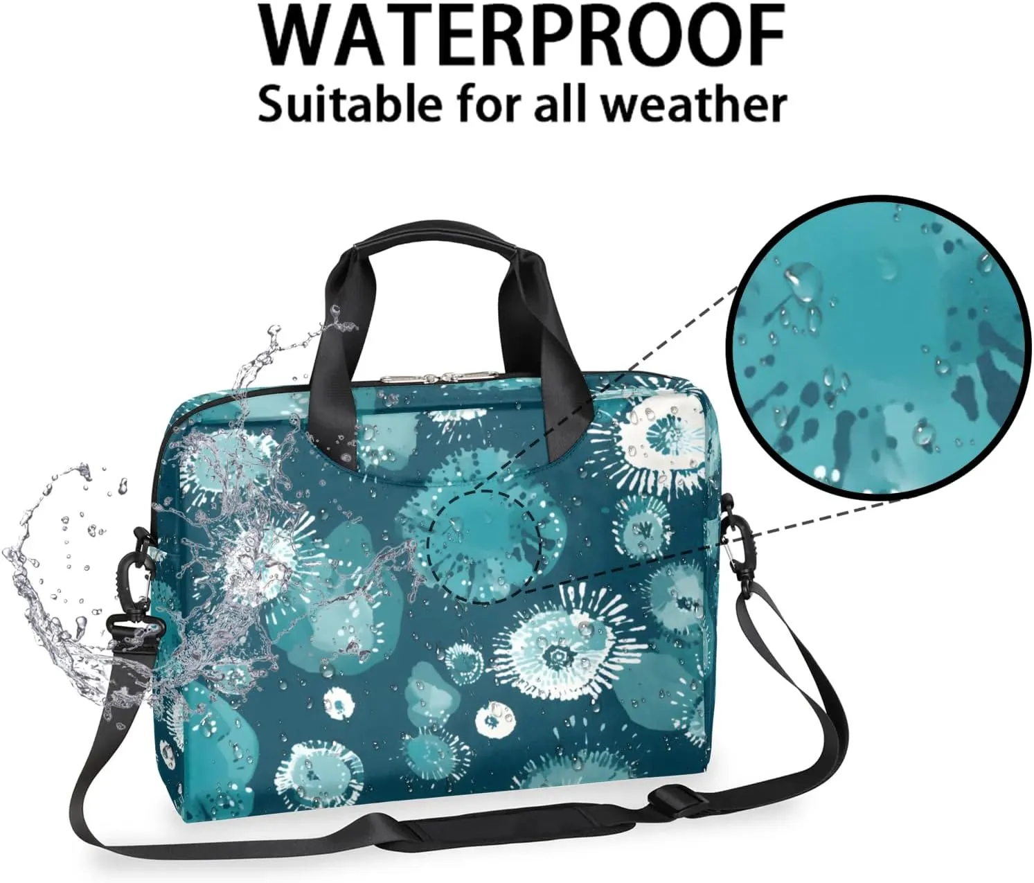 15.7 Inch Laptop Bag Computer Bag for Women Men Laptop Carrying Case with Adjustable Shoulder Strap