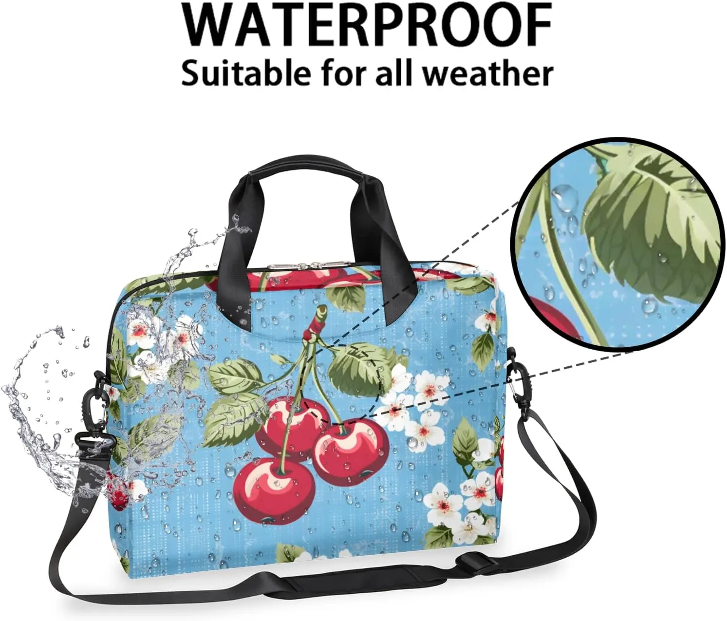 15.7 Inch Laptop Bag Computer Bag for Women Men Laptop Carrying Case with Adjustable Shoulder Strap