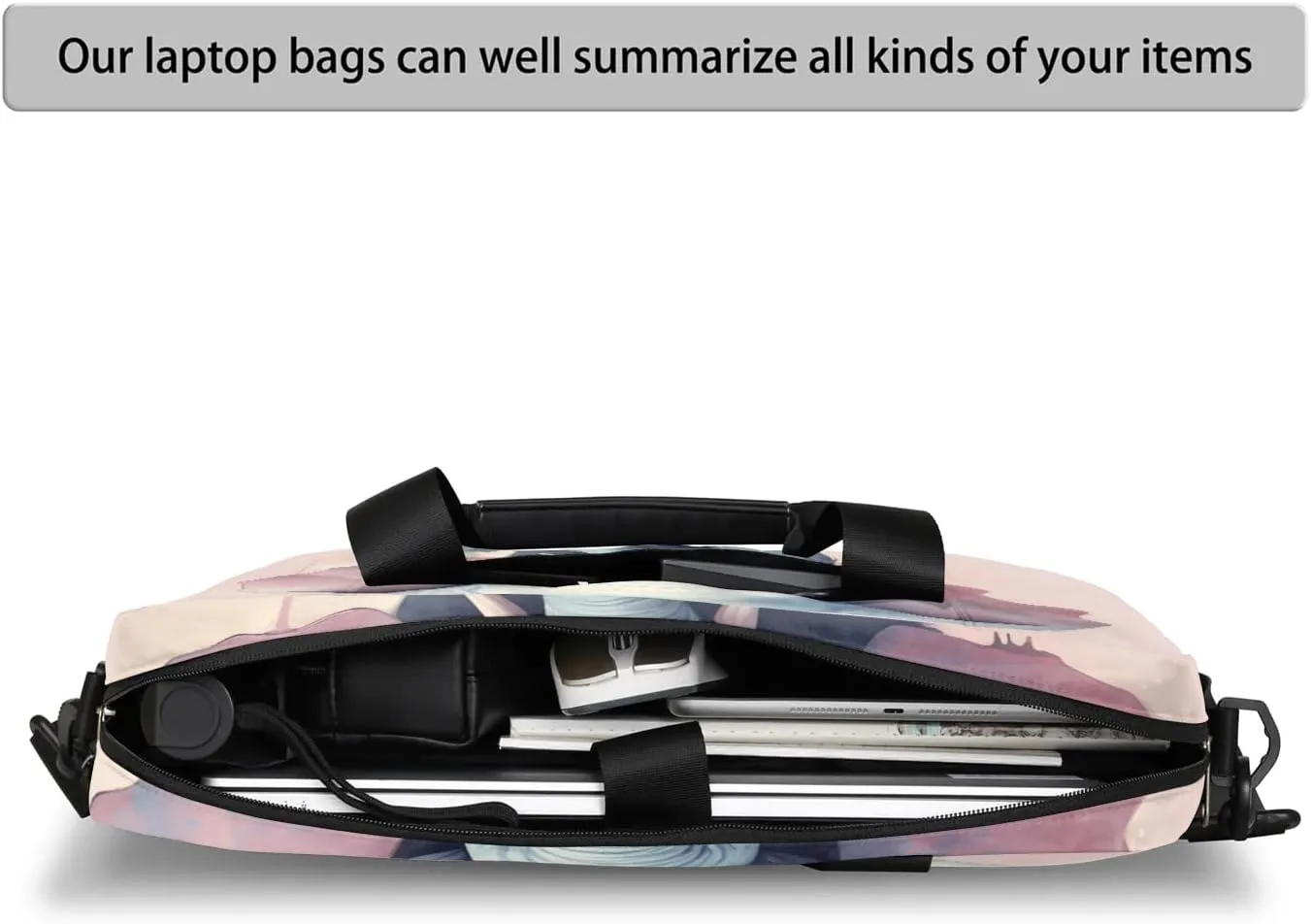 15.7 Inch Laptop Bag Computer Bag for Women Men Laptop Carrying Case with Adjustable Shoulder Strap