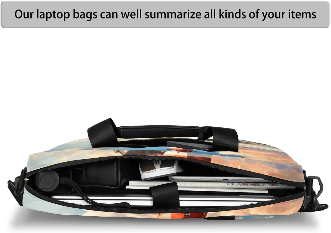 15.7 Inch Laptop Bag Computer Bag for Women Men Laptop Carrying Case with Adjustable Shoulder Strap