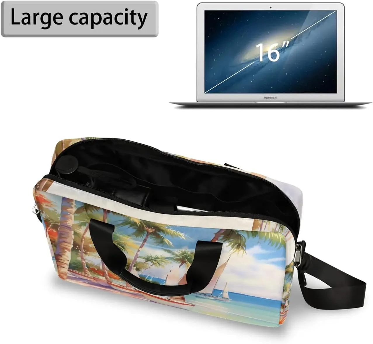15.7 Inch Laptop Bag Computer Bag for Women Men Laptop Carrying Case with Adjustable Shoulder Strap