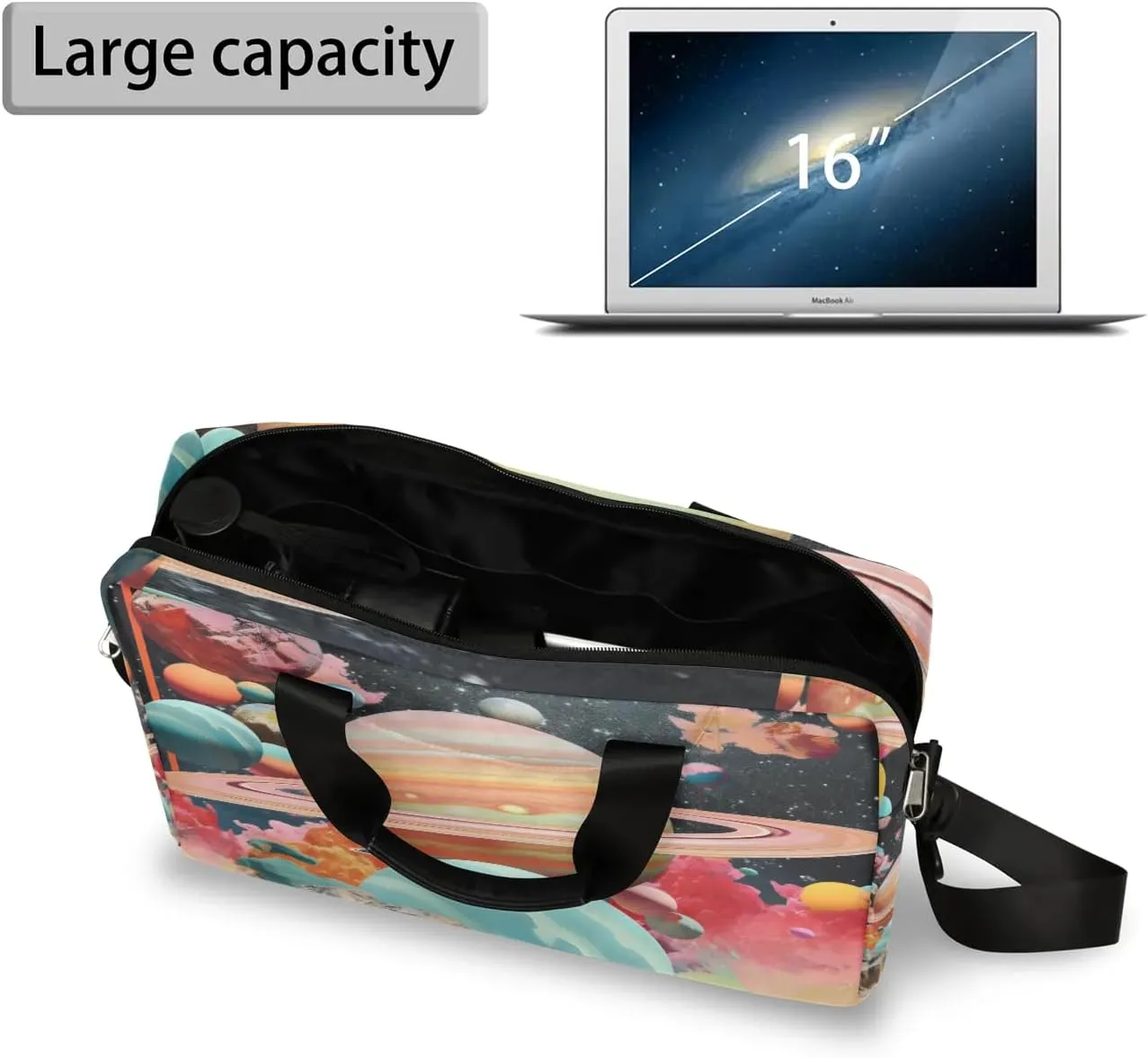 15.7 Inch Laptop Bag Computer Bag for Women Men Laptop Carrying Case with Adjustable Shoulder Strap