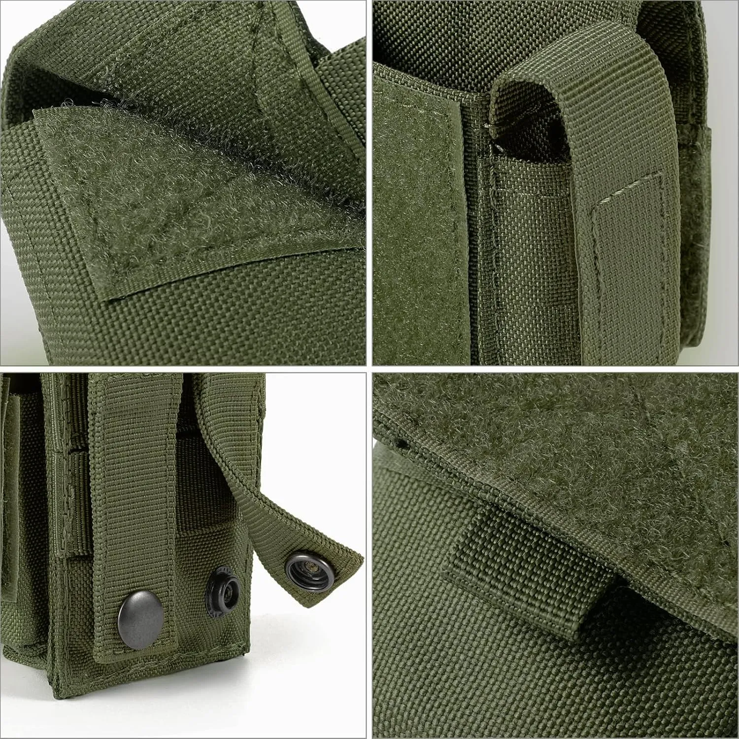 2 Pack Tactical Pouches, Molle EDC Compact Pouch Small Utility Pouch Accessories Battery Cigarette Case Card Holder Lighter Slot Mini Cigar Belt Waist Pack