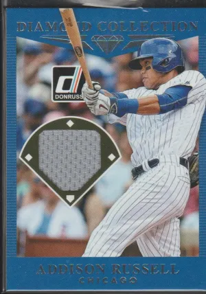 2017 Donruss Addison Russell Cubs Game Used Jersey Baseball Card #DC-AL