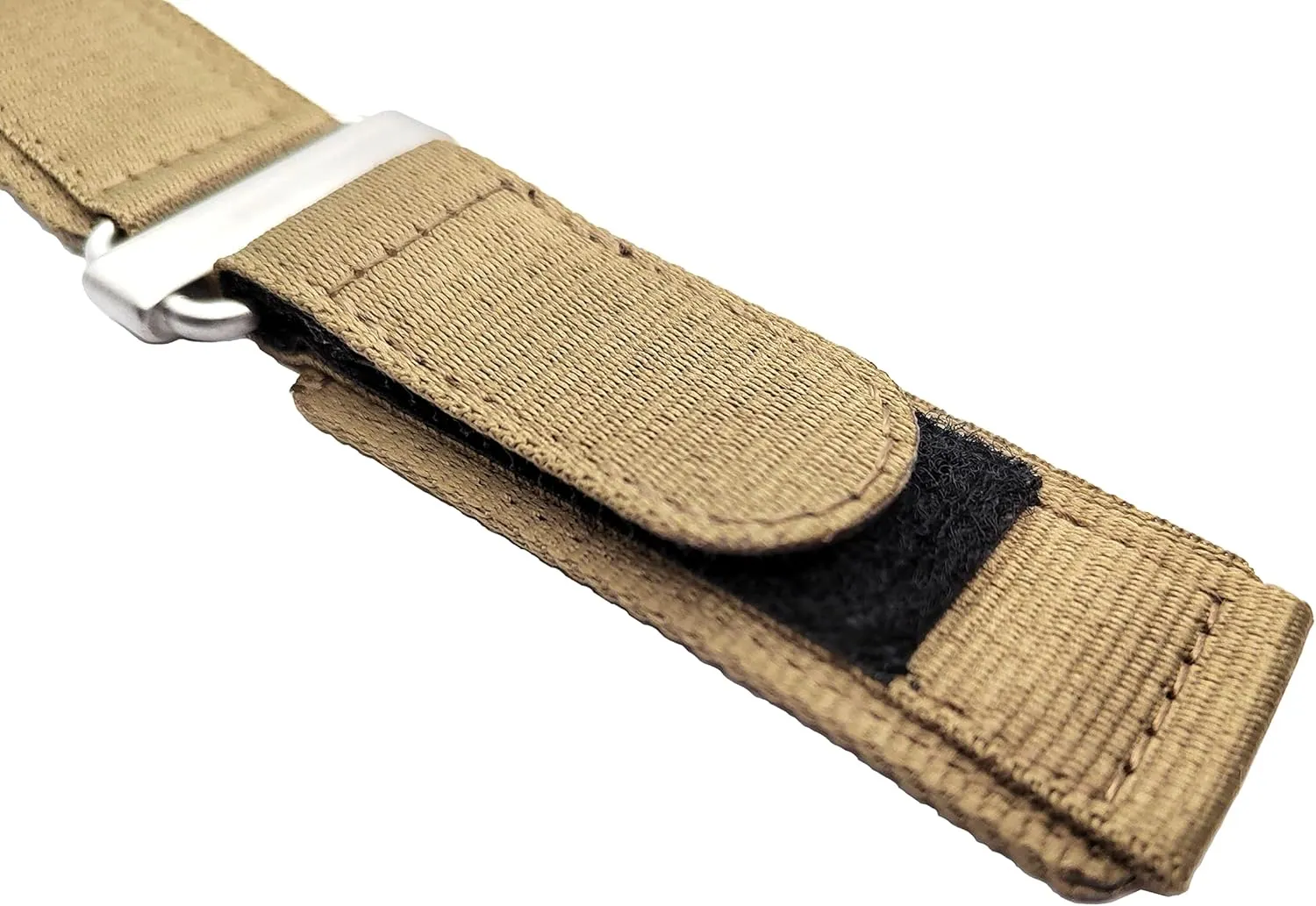 22mm/24mm Hook Loop Military Style band Adjustable-Length Velcro Nylon watch Strap Compatible with Panerai Bell & Ross watch