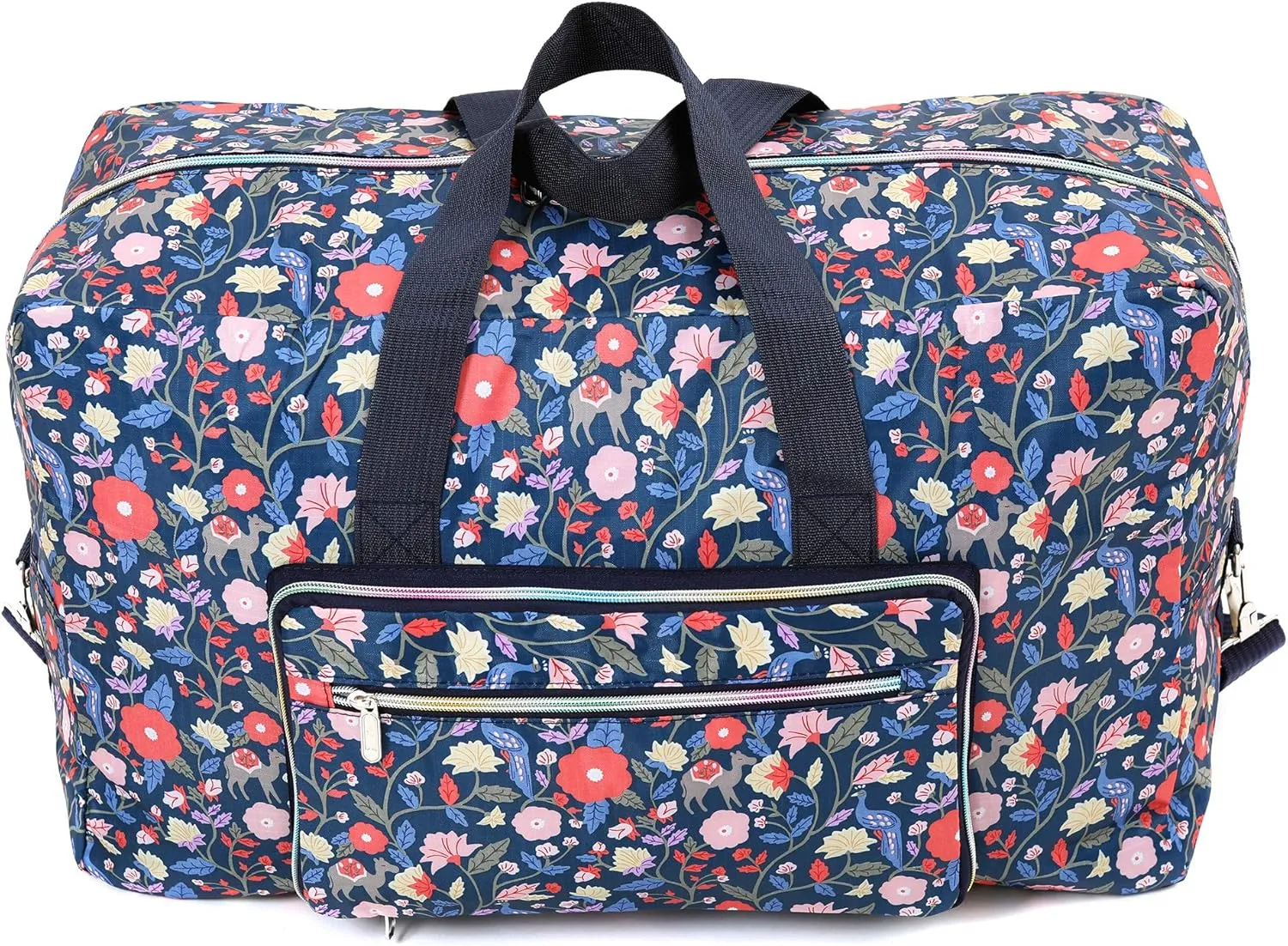 22" Foldable Large Travel Duffel Duffle Bag Sports Gym Tote Bag For Women Overnight Carryon Weekend Bag Shoulder Bag Water Resistant