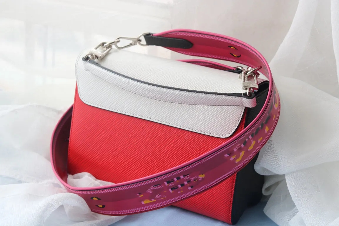 23*18*8cm water ripple shoulder bag crossbody bags fashion women  2024 high quality