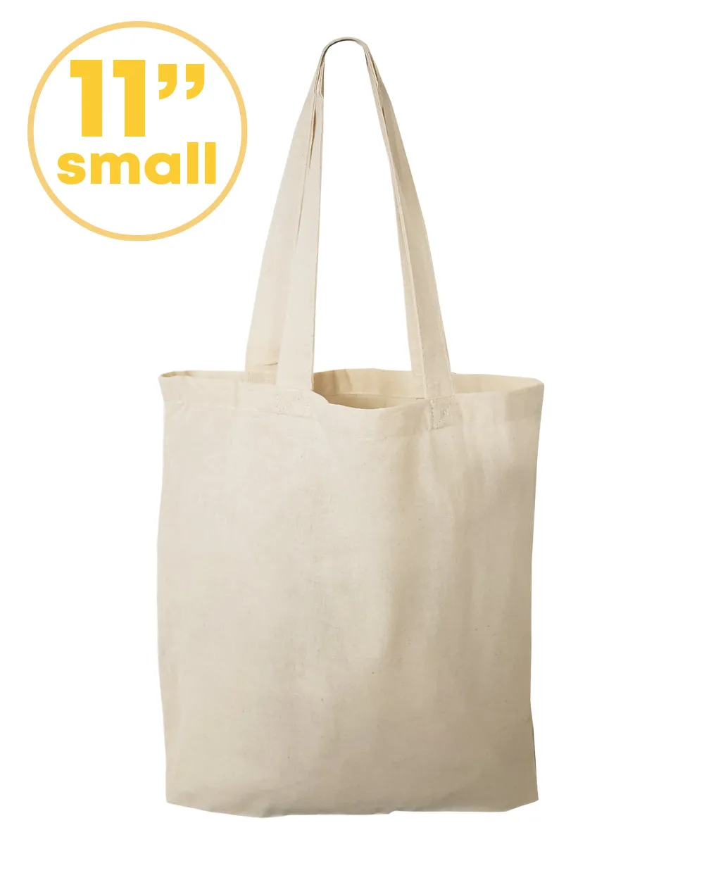 300 ct Small Cotton 11 in Tote Bag / Favor Gift Bags - By Case