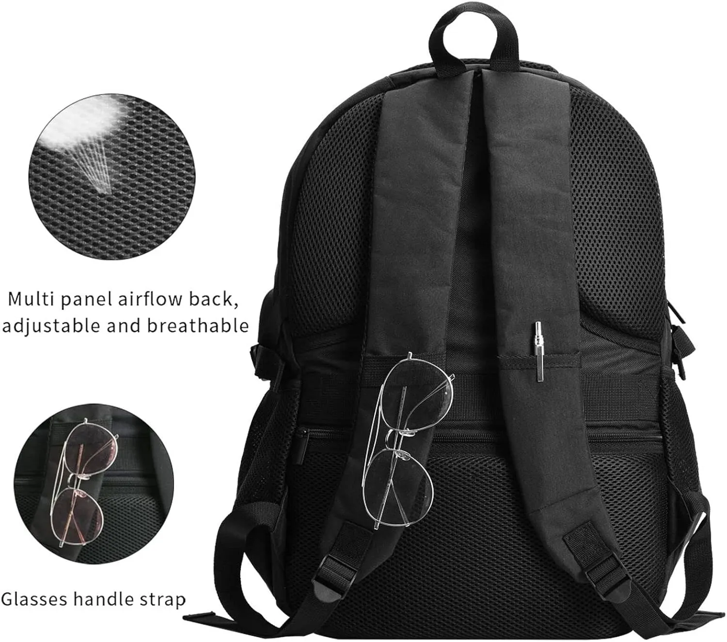 3d Brain Cell Neuron Neurology Backpack, 18 Inch Travel Business Laptop Backpack With Usb Port For Women Men