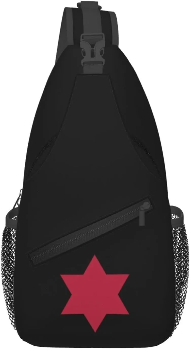 6th Infantry Division Crossbody Bags For Women Men Chest Backpack Gym Shoulder Bag Travel Outdoor Sports Casual Crossbody Bags