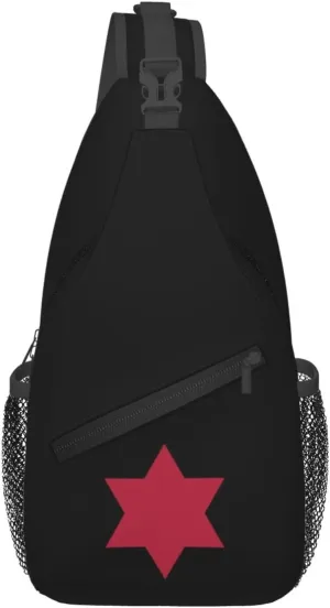 6th Infantry Division Crossbody Bags For Women Men Chest Backpack Gym Shoulder Bag Travel Outdoor Sports Casual Crossbody Bags