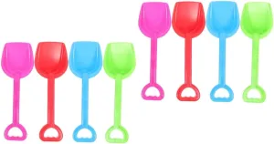 8pcs Lightweight Sand Shovels for Boys and Girls Colorful Beach Digging Toys Tools for and Sandbox Activities