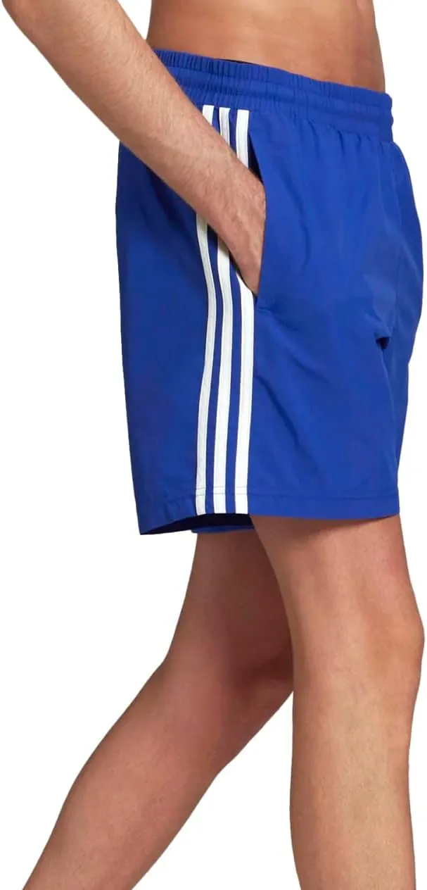 adidas Men's Graphic Stoked Fish Swim Shorts, Bold Blue