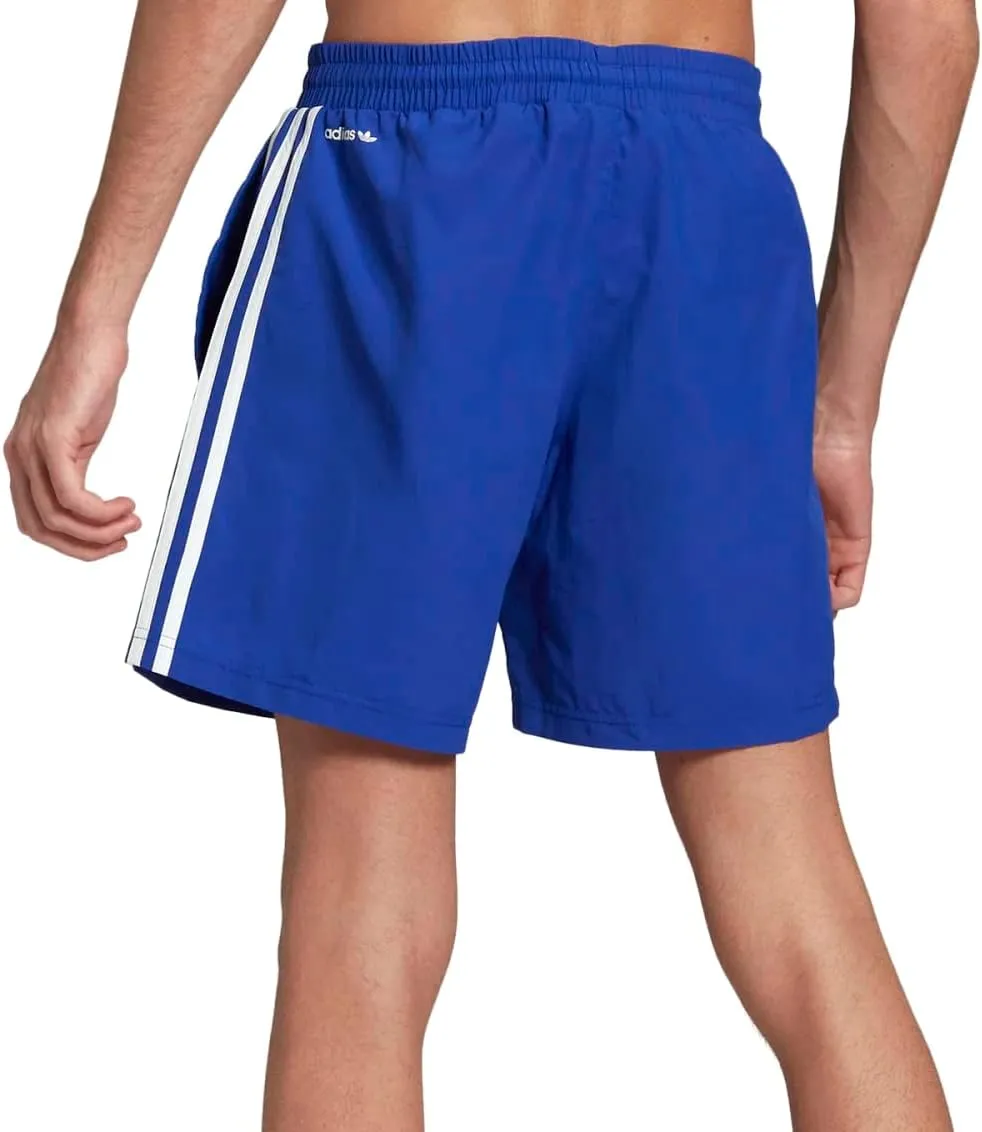 adidas Men's Graphic Stoked Fish Swim Shorts, Bold Blue