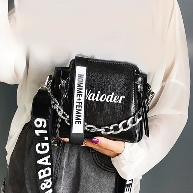 Adisputent PU Messenger Bags Popular Female