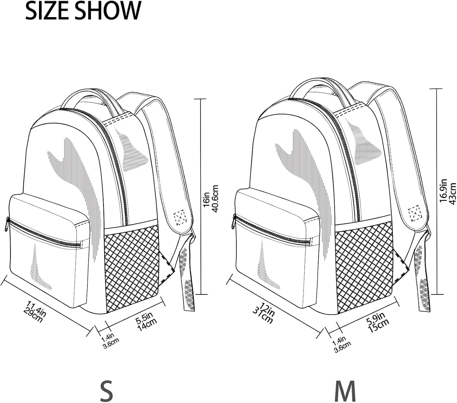 Adjustable Shoulder Strap School Bag with Mug Pocket Magma Lava Laptop Bag Printing Backpack