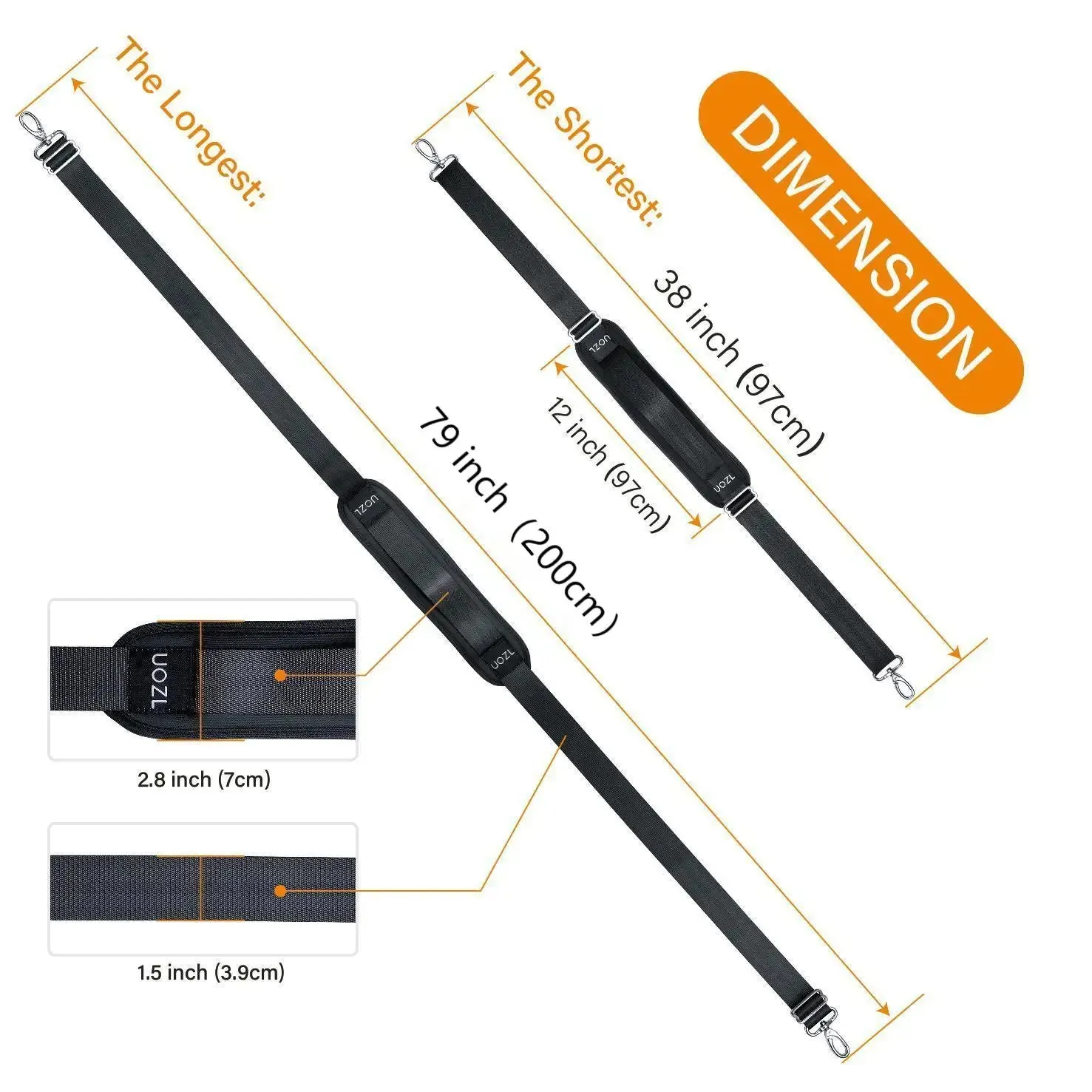 Adjustable Soft Shoulder Strap