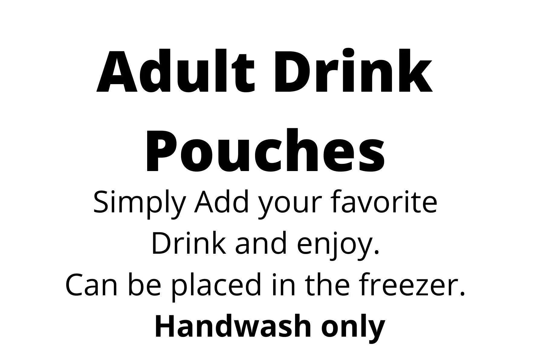 Adult Drink Pouch Bride Tribe Bridal Party