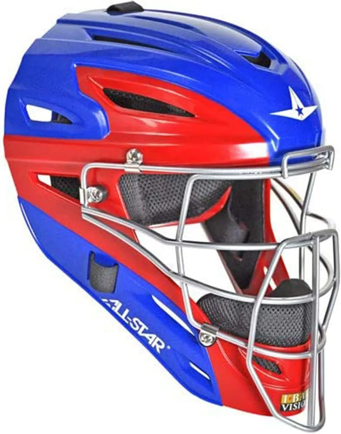 All-Star Catcher’s Gear Kit – Includes Helmet, Chest Protector & Leg Guards – Lightweight, Durable Baseball Protective Set, Meets NOCSAE