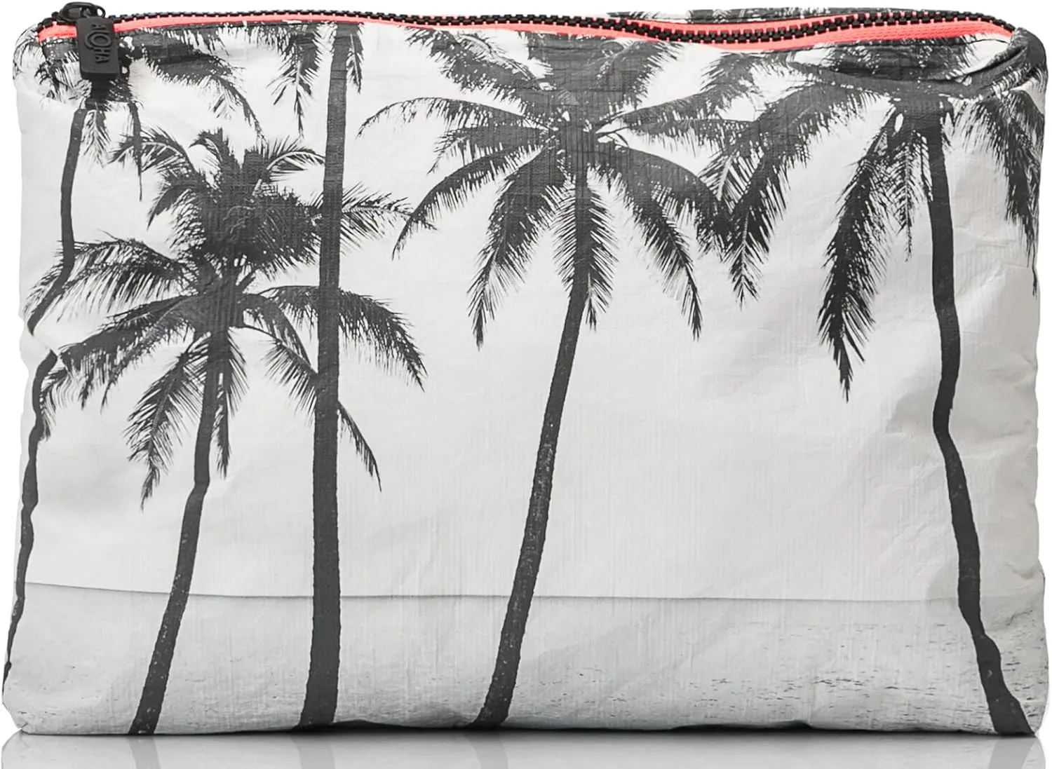 ALOHA Collection Mid Pouch, Lightweight, Packable, & Splash-Proof Pouch for Travel, Makeup, Toiletries, Organization, Gym, Pool & Beach. Easy to Clean Material. (11" x 8.5")