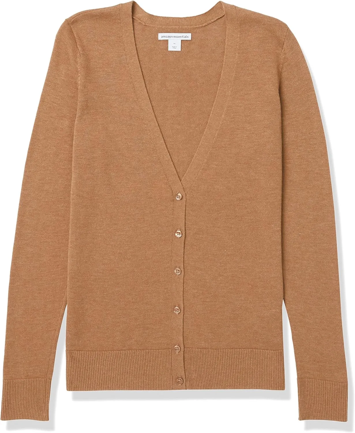 Amazon Essentials Women's Lightweight V-Neck Cardigan Sweater (Available in Plus Size)
