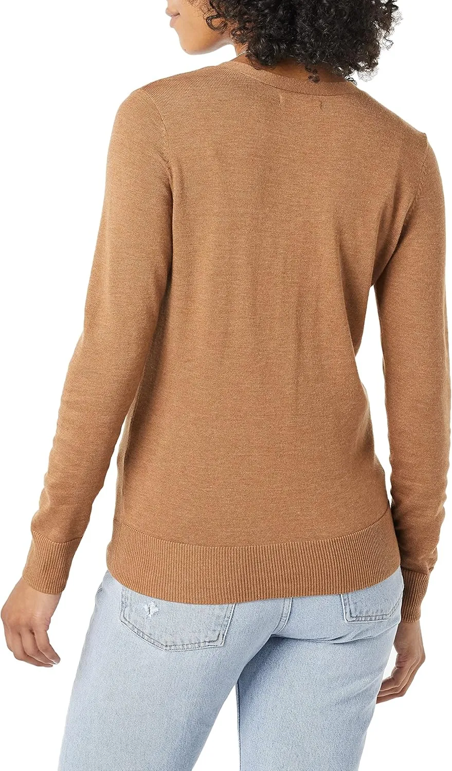Amazon Essentials Women's Lightweight V-Neck Cardigan Sweater (Available in Plus Size)