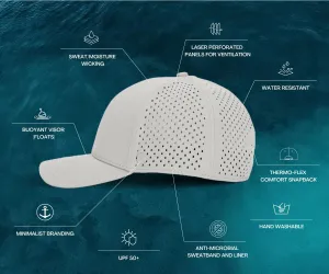 ANKOR Performance Hat - Water Resistant UPF 50 Lightweight Men’s Baseball Cap | Men’s Hat for Workout, Outdoor, Beach, Sports