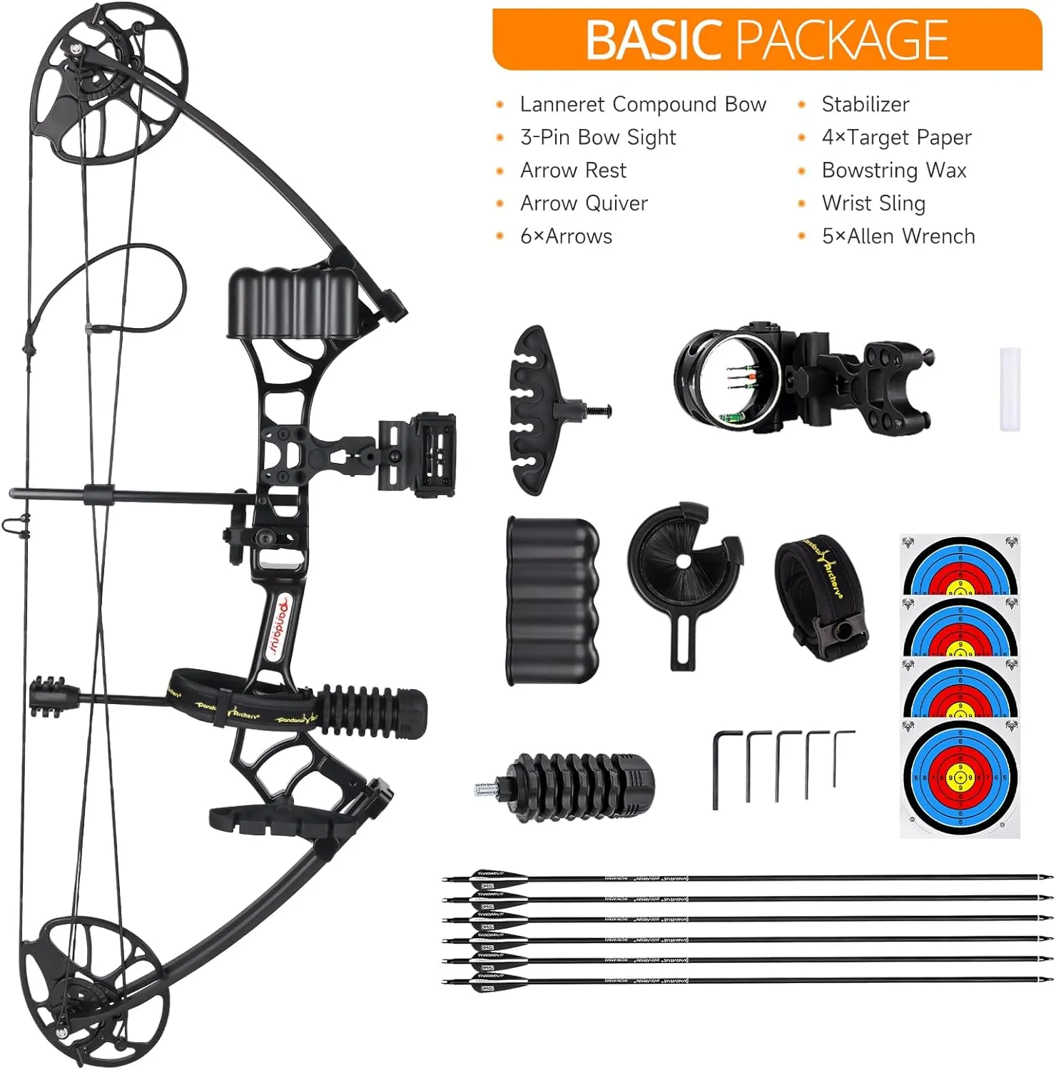 Archery Ready to Hunt Compound Bow Package for Adults and Teens,25"-31" Draw Length,0-70 Lbs Draw Weight Adjustable,up to 320 fps,Made in USA,Lightweight Design P3 Bow,2025 New