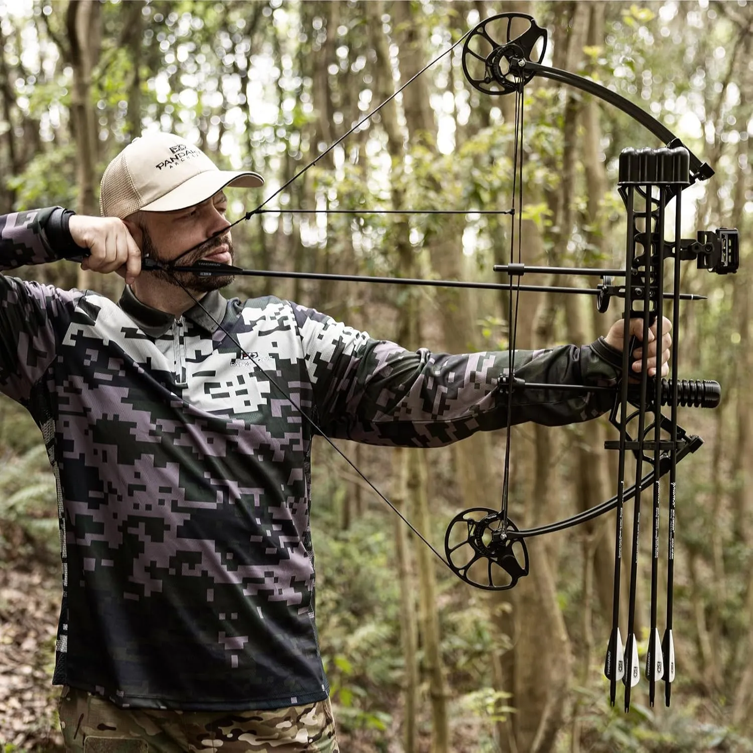Archery Ready to Hunt Compound Bow Package for Adults and Teens,25"-31" Draw Length,0-70 Lbs Draw Weight Adjustable,up to 320 fps,Made in USA,Lightweight Design P3 Bow,2025 New