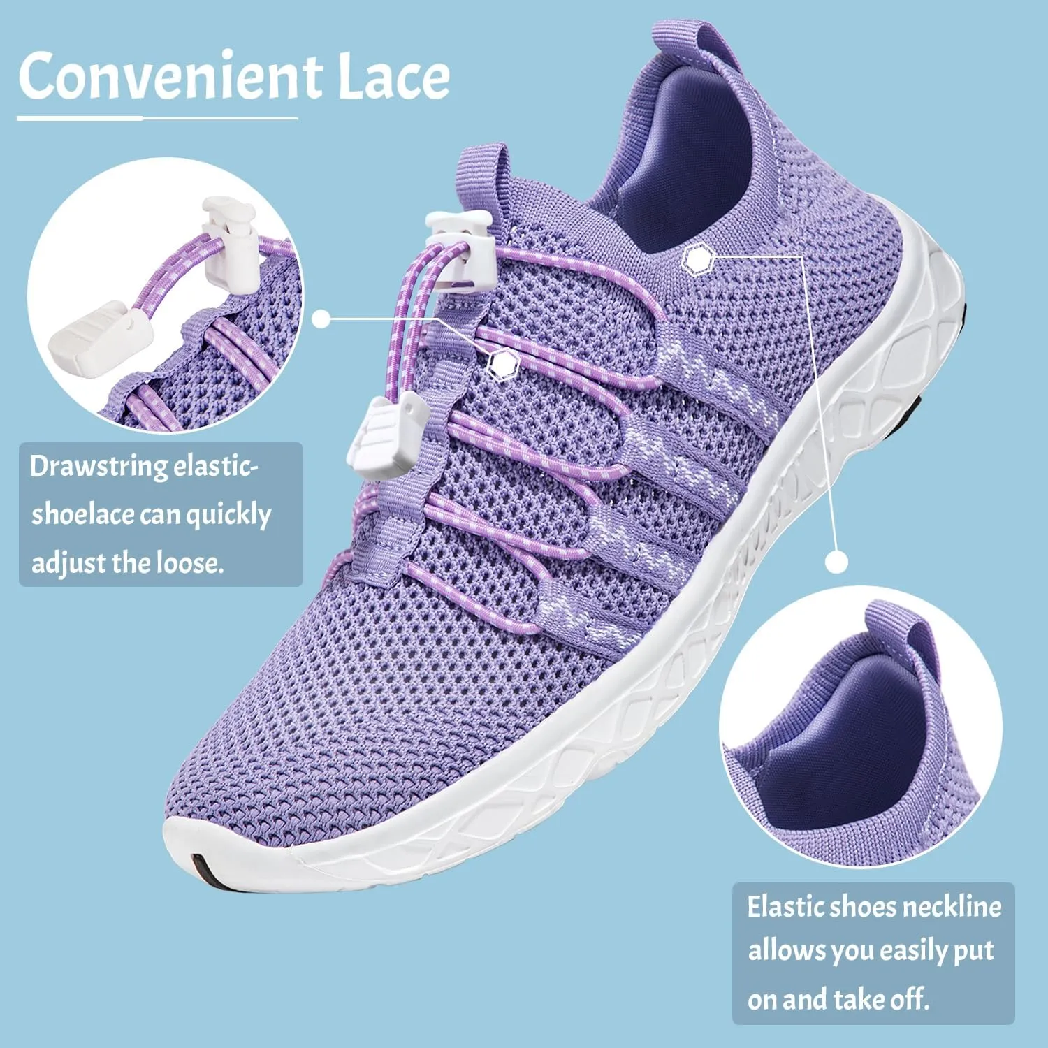ATHMILE Barefoot Shoes Women Men Water Shoes Hiking Swim River Adult Lake Pool Grounding Beach Camping Accessories Cruise Ship Essentials Vacation Must Haves Surfing Kayaking Sport Walking