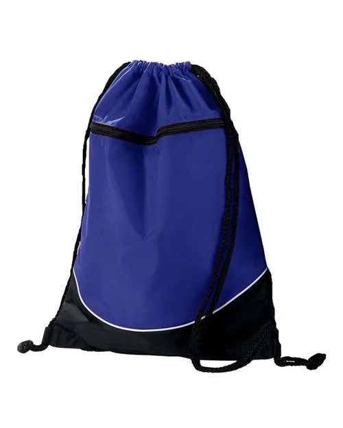 Augusta Sportswear Tri-Color Drawstring Backpack 1920