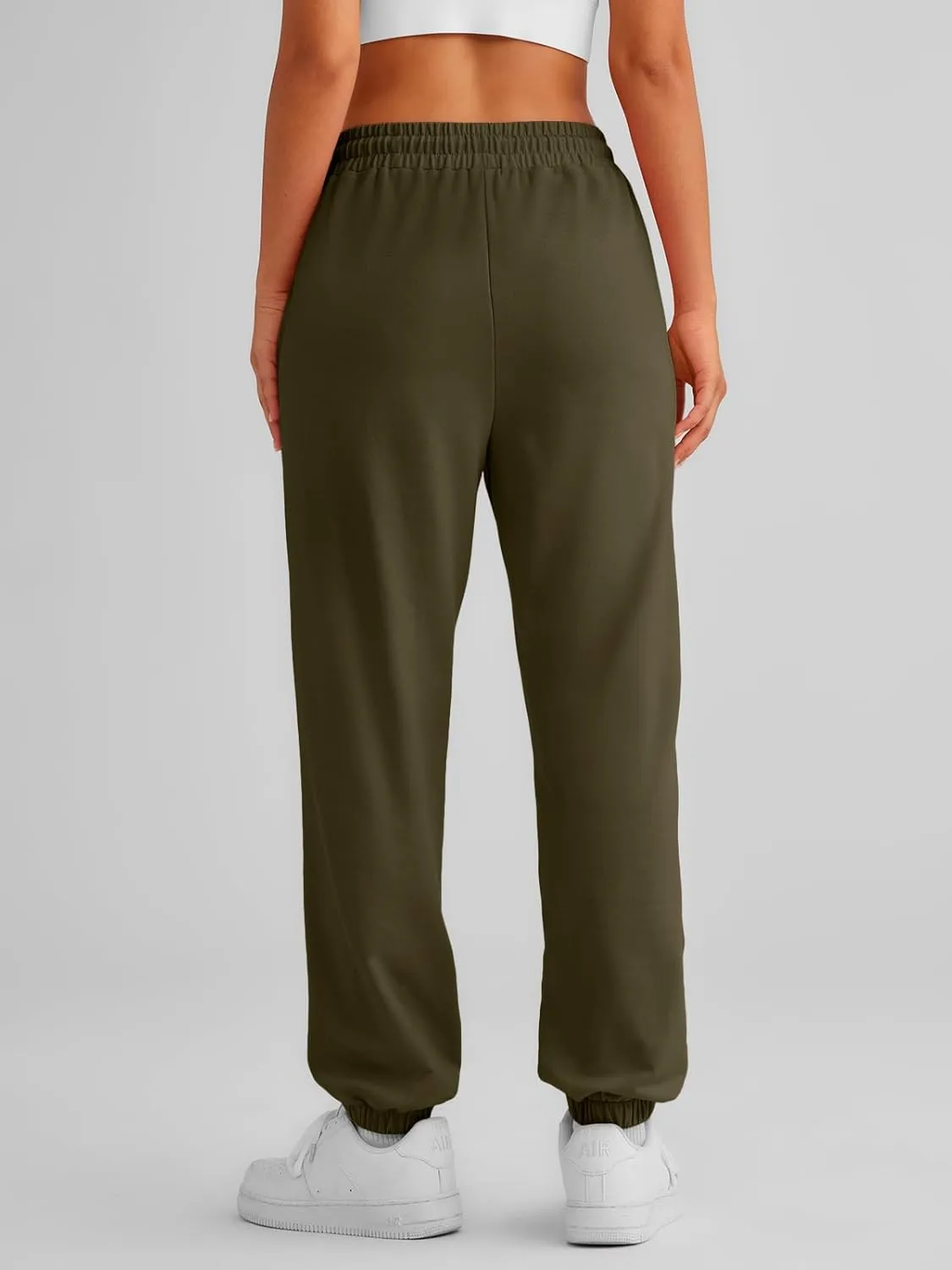 AUTOMET Women's Cinch Bottom Sweatpants Athletic Joggers Lounge Pants with Pockets