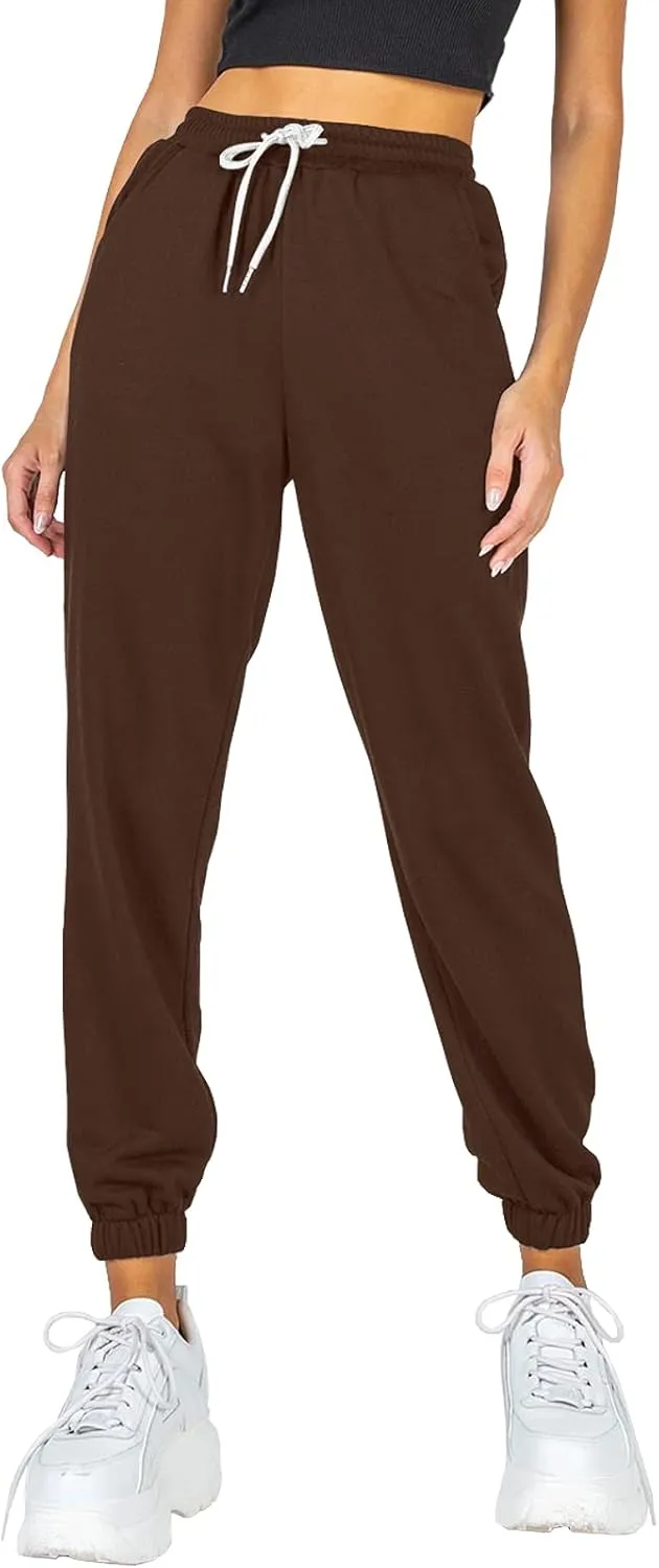 AUTOMET Women's Cinch Bottom Sweatpants Athletic Joggers Lounge Pants with Pockets
