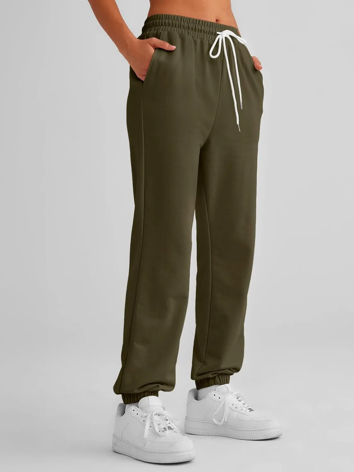 AUTOMET Women's Cinch Bottom Sweatpants Athletic Joggers Lounge Pants with Pockets
