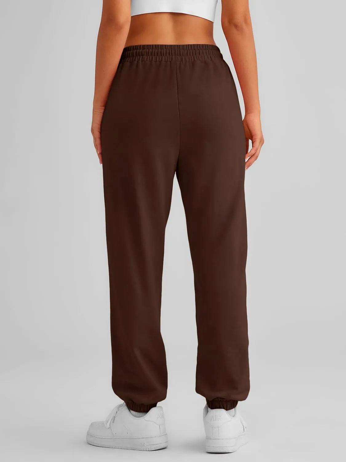 AUTOMET Women's Cinch Bottom Sweatpants Athletic Joggers Lounge Pants with Pockets