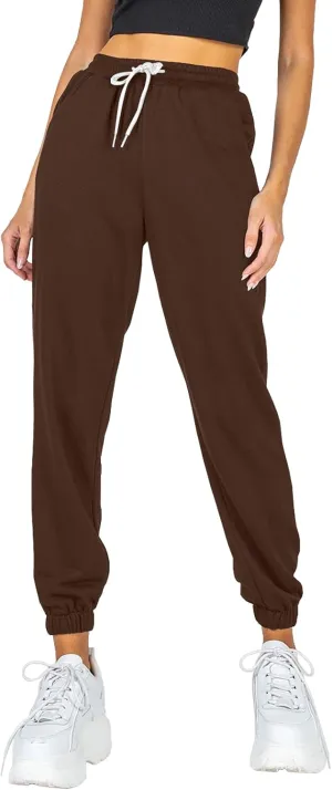 AUTOMET Women's Cinch Bottom Sweatpants Athletic Joggers Lounge Pants with Pockets