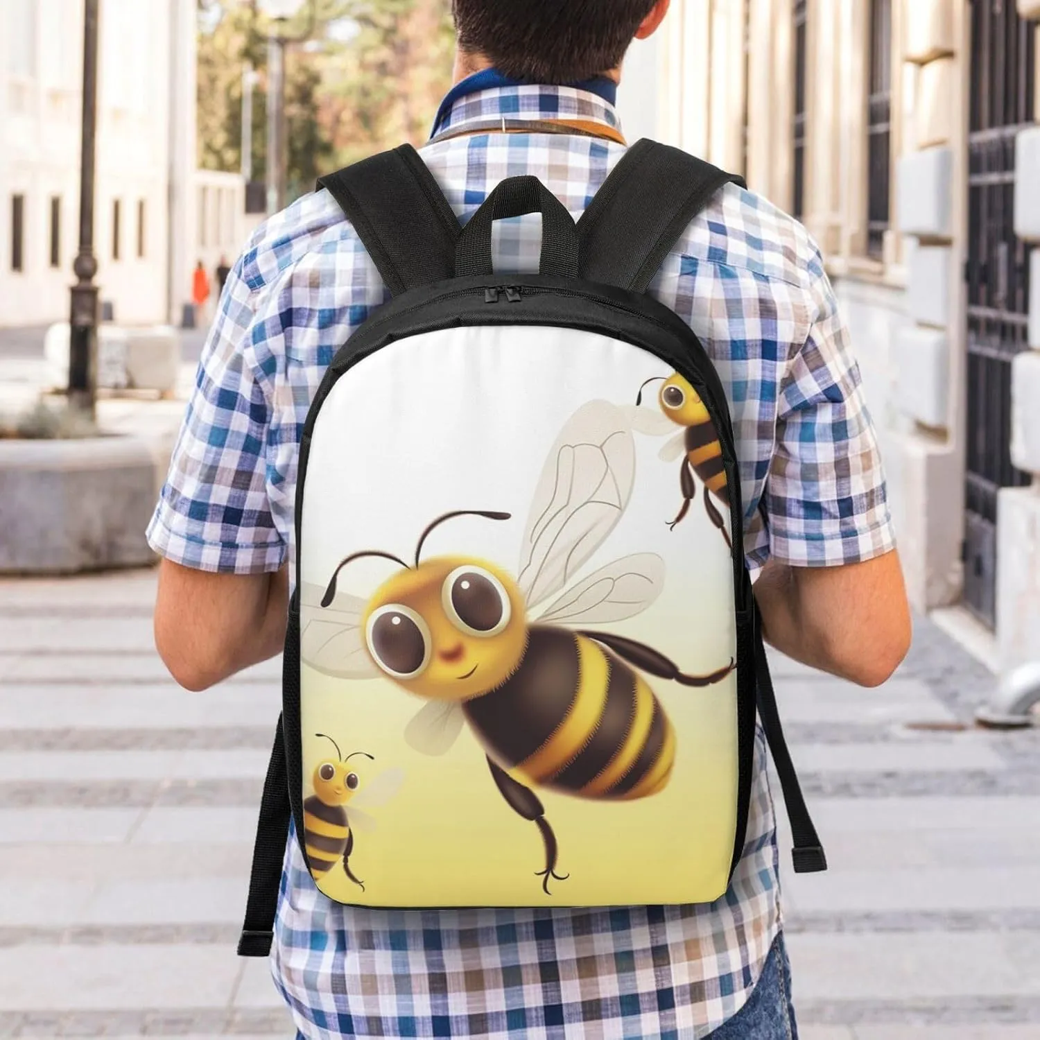 Backpack for Women Men Lightweight Casual Travel Daypack Flying Animals Laptop Backpack Cute Work Bag