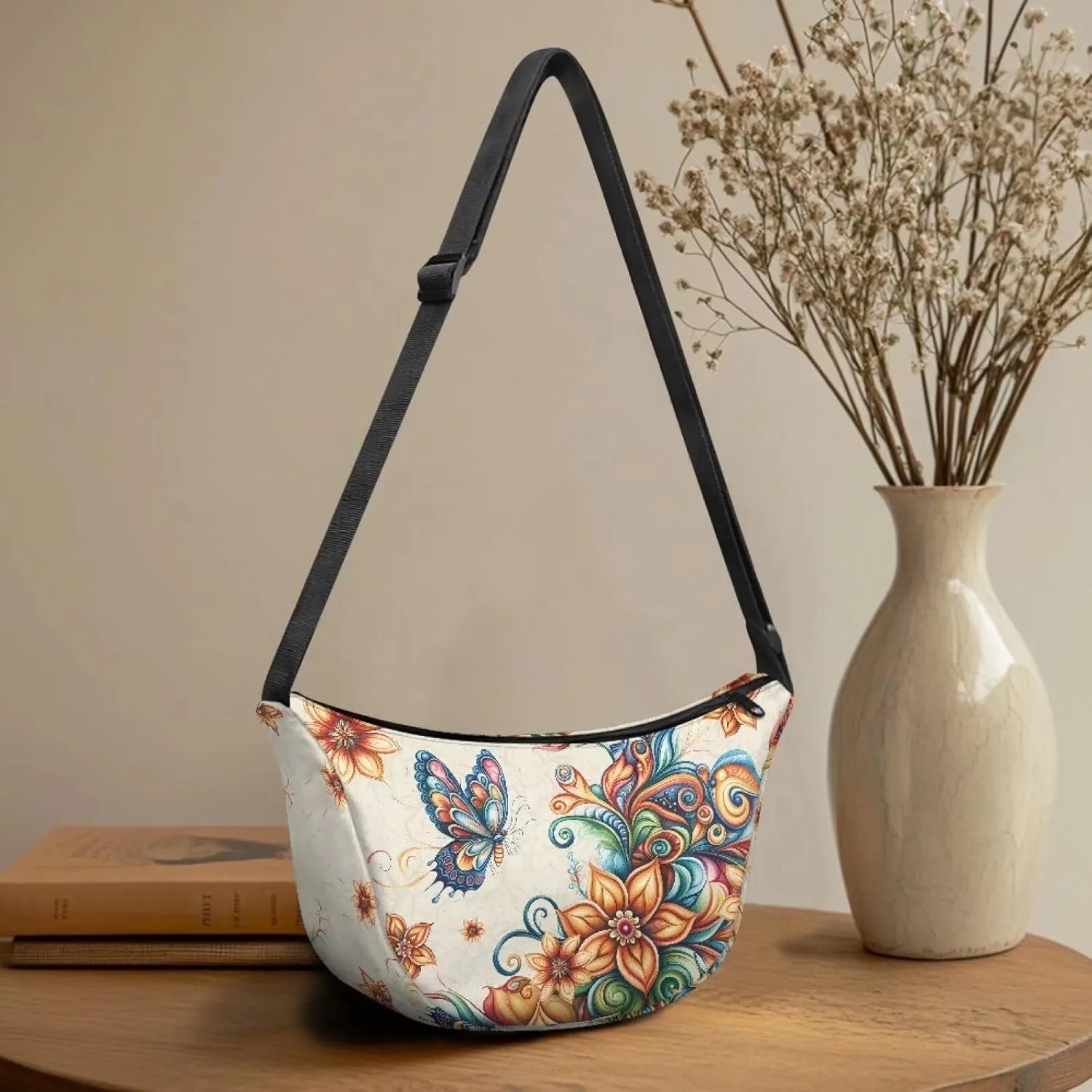 Baggu Bags Shoulder Bag for Women Crossbody with Interior Pockets Fashion Tote Bag for Women