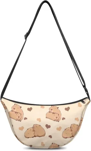 Baggu Bags Shoulder Bag for Women Crossbody with Interior Pockets Fashion Tote Bag for Women