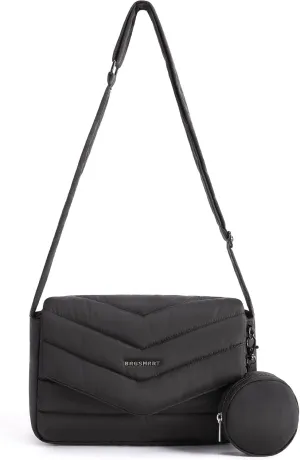 BAGSMART Crossbody Bags for Women, Quilted Puffer Shoulder Bag, Handbag Small Purses for women