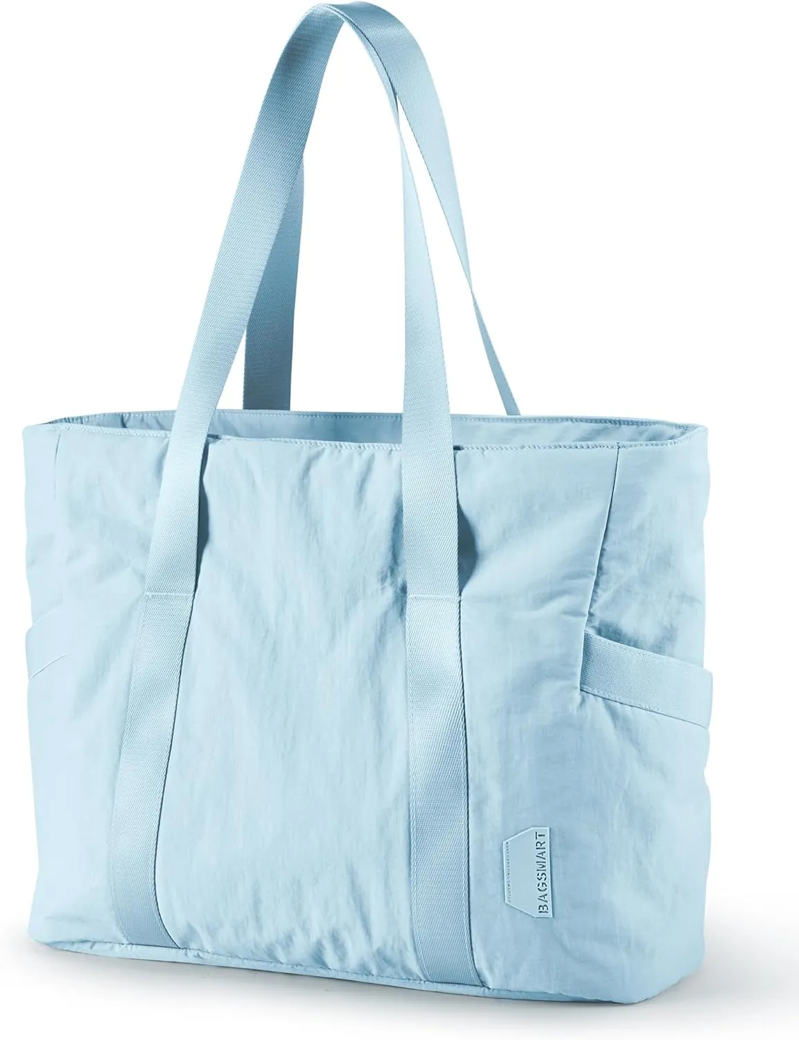 BAGSMART Tote Bag for Women with Zipper, Gym Tote with Compartments, Work Tote Nurse Dance Yoga Bag for Sport, Travel
