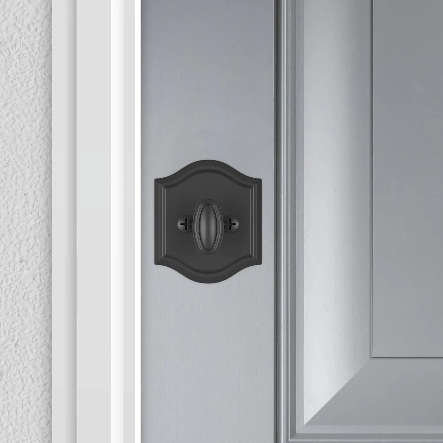 Baldwin SC.TAD Traditional Arch Single Cylinder Keyed Entry Deadbolt - Lifetime Satin Brass